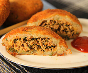Chicken kheema patties